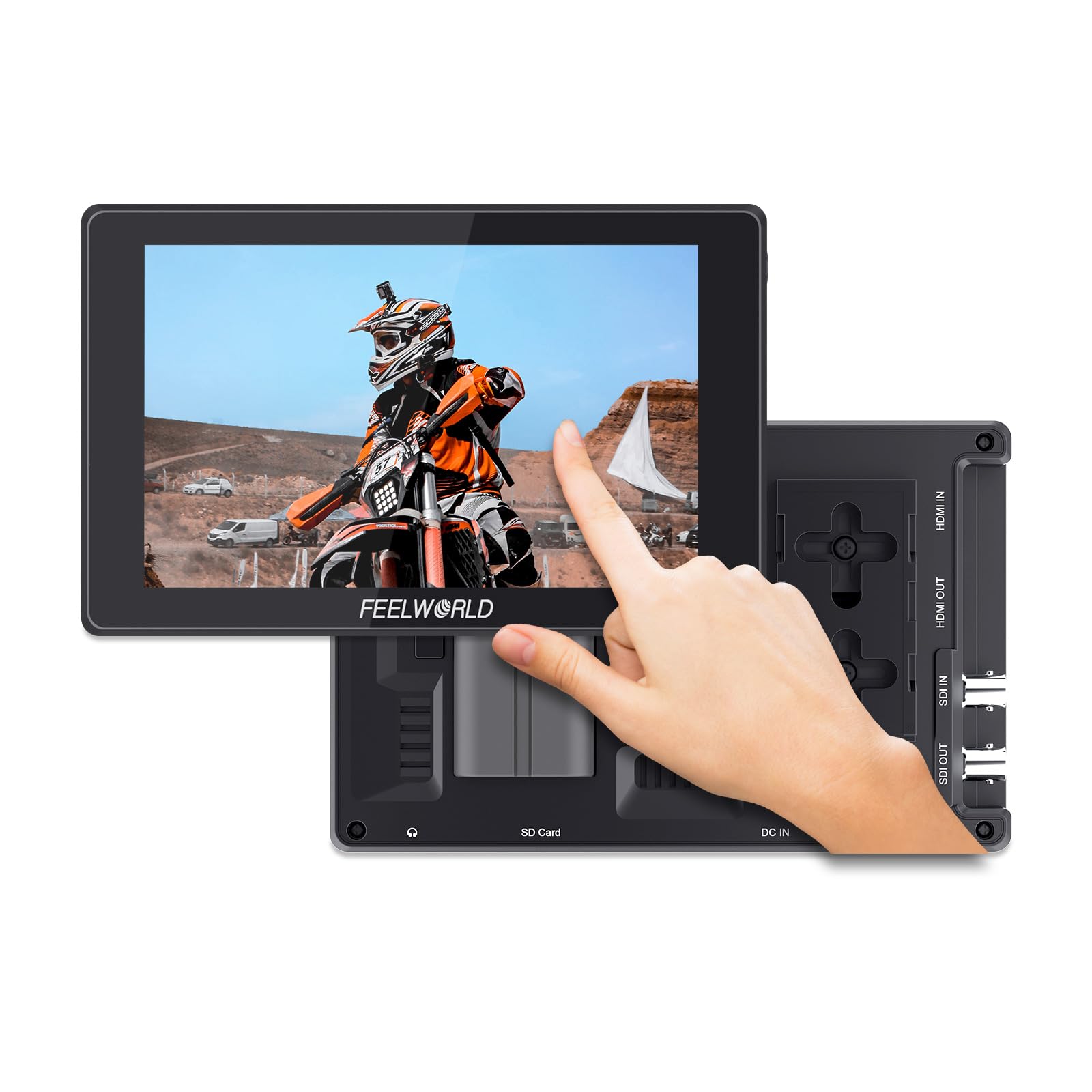 Amazon | FEELWORLD SH7 7インチ超高輝度2200nitタッチ撮影3D LUT